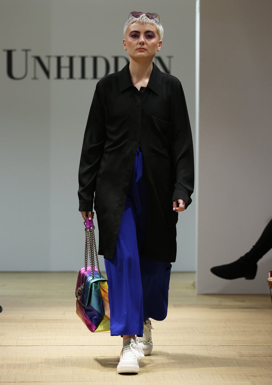 Lyocell - Long Line Shirt dress