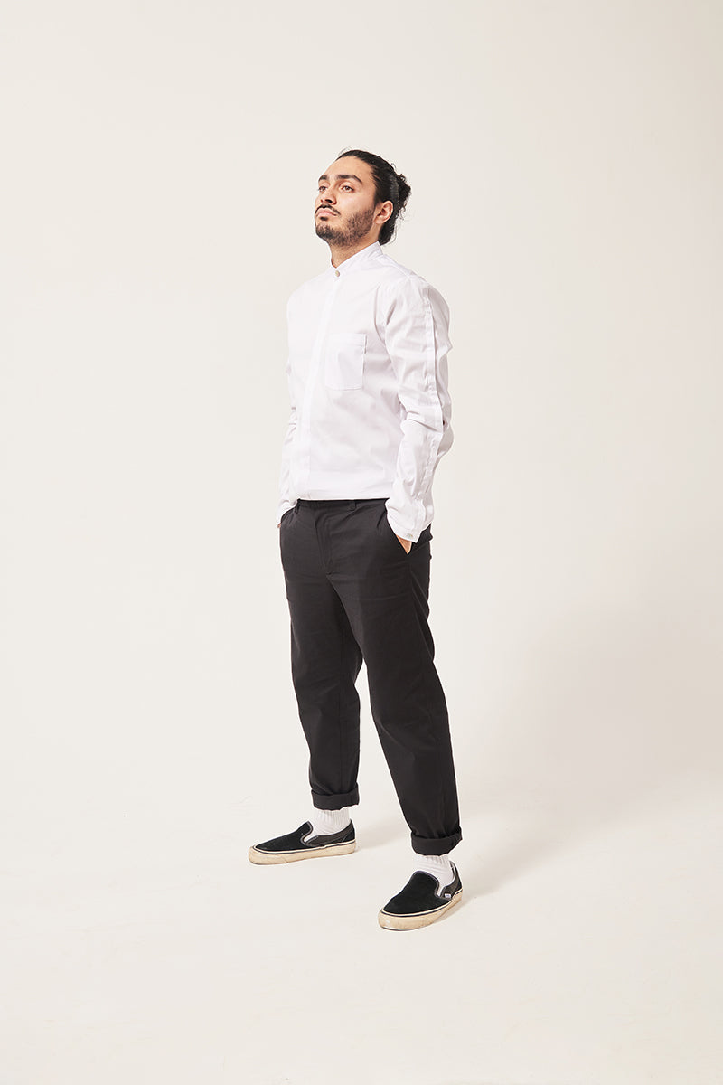 Adaptive White Shirt | Disabled | Wheelchair | Port Access – Unhidden
